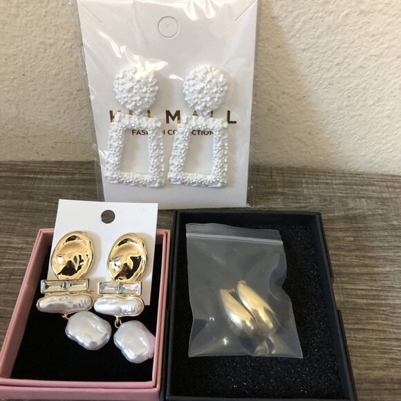 Fashion Jewelry Three Piece Earring Bundle - Picture 1 of 8